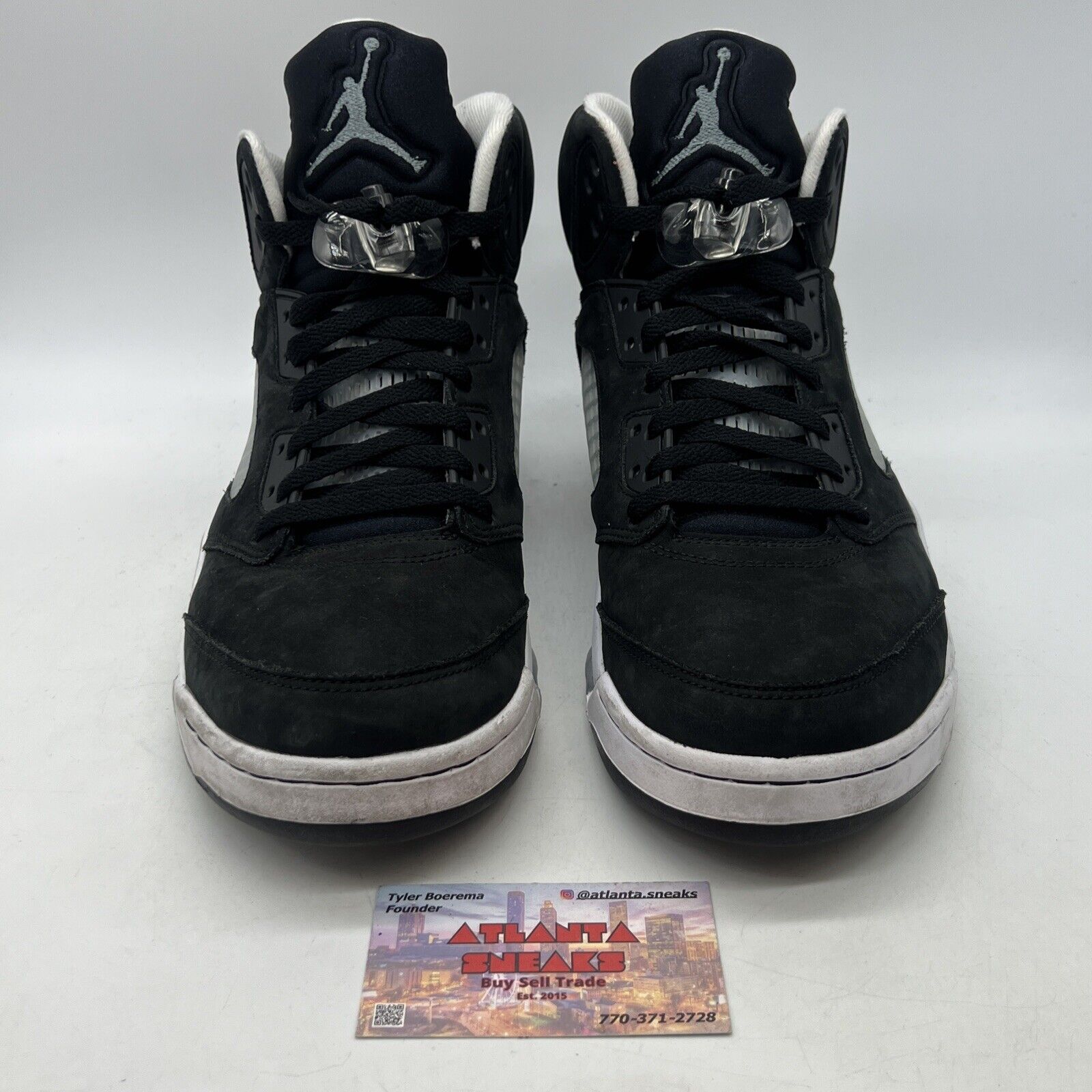 Size 12 - Jordan 5 Retro Mid Oreo Black White Suede (CT4838-011)