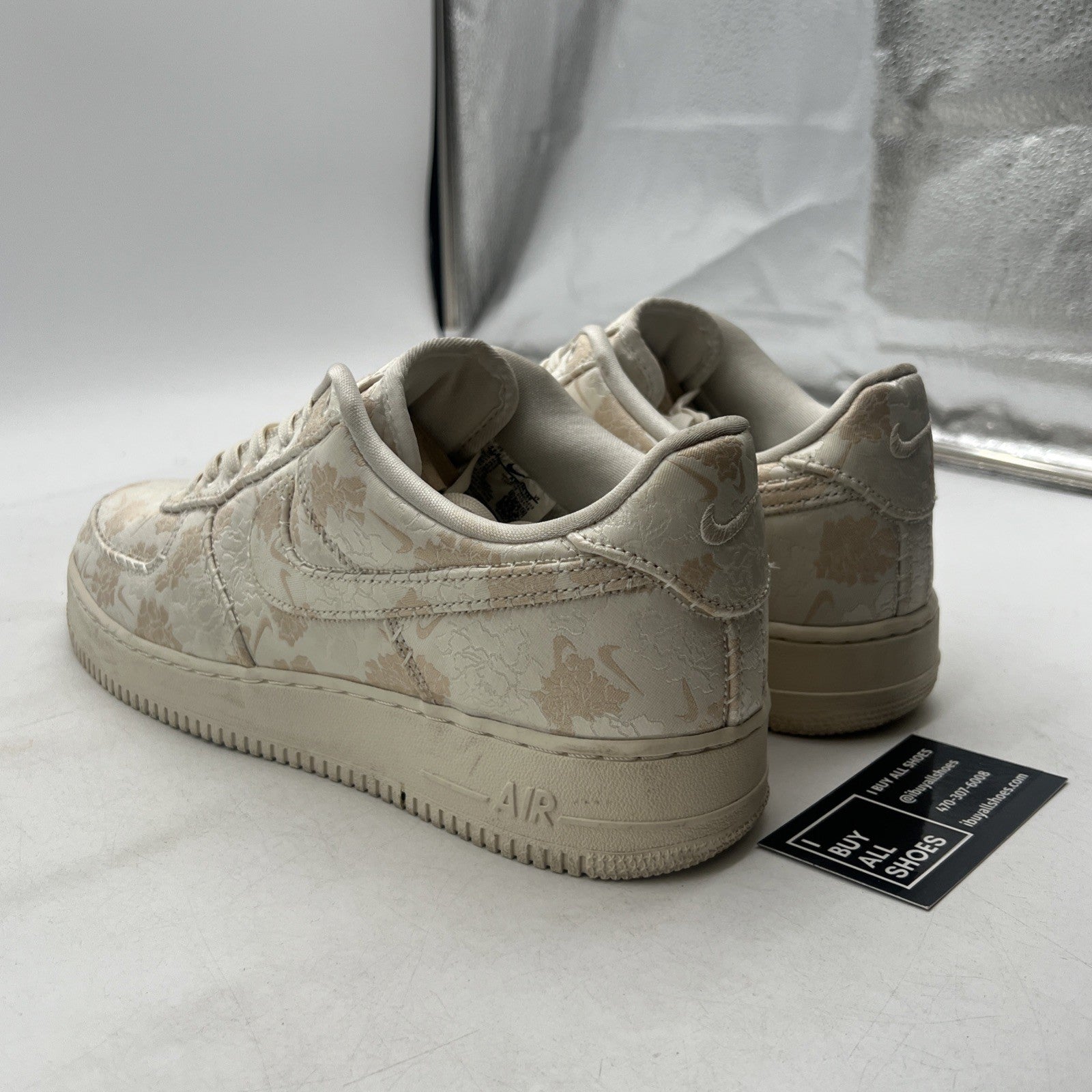 Size 11.5 - Nike Air Force 1 '07 PRM 3 Pale Ivory (AT4144-100)