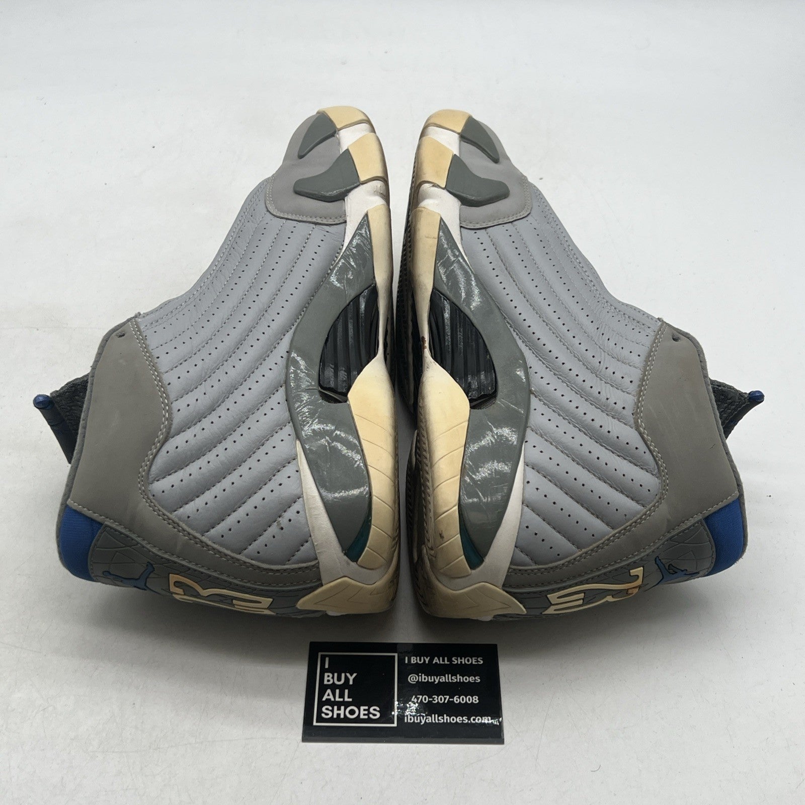 Size 12 - Air Jordan 14 Retro Wolf Grey (487471-004)