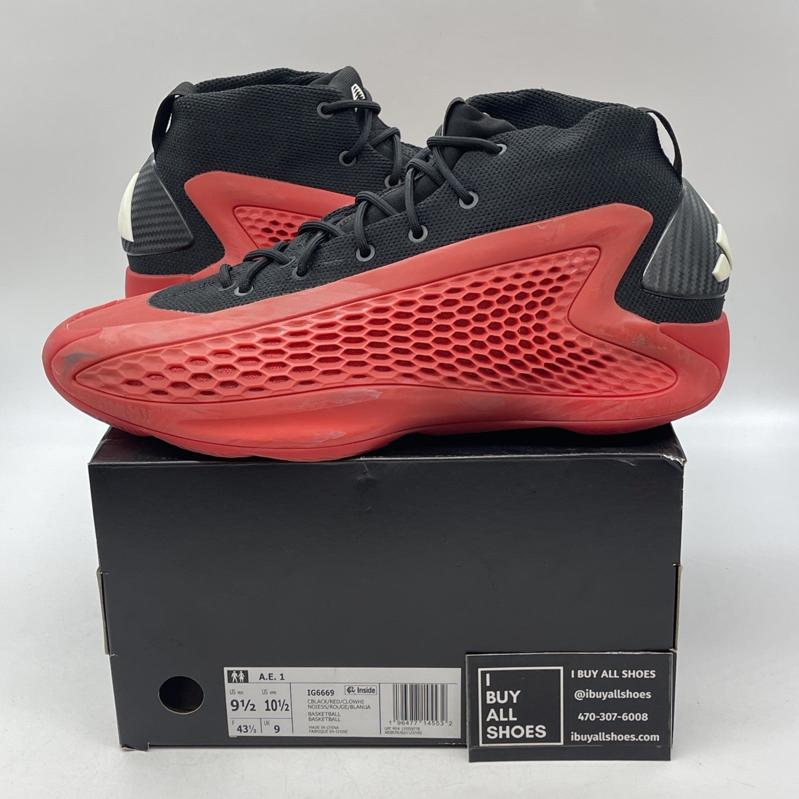 Size 9.5 - adidas AE 1 Pure Ruby (IG6669 IG6669)