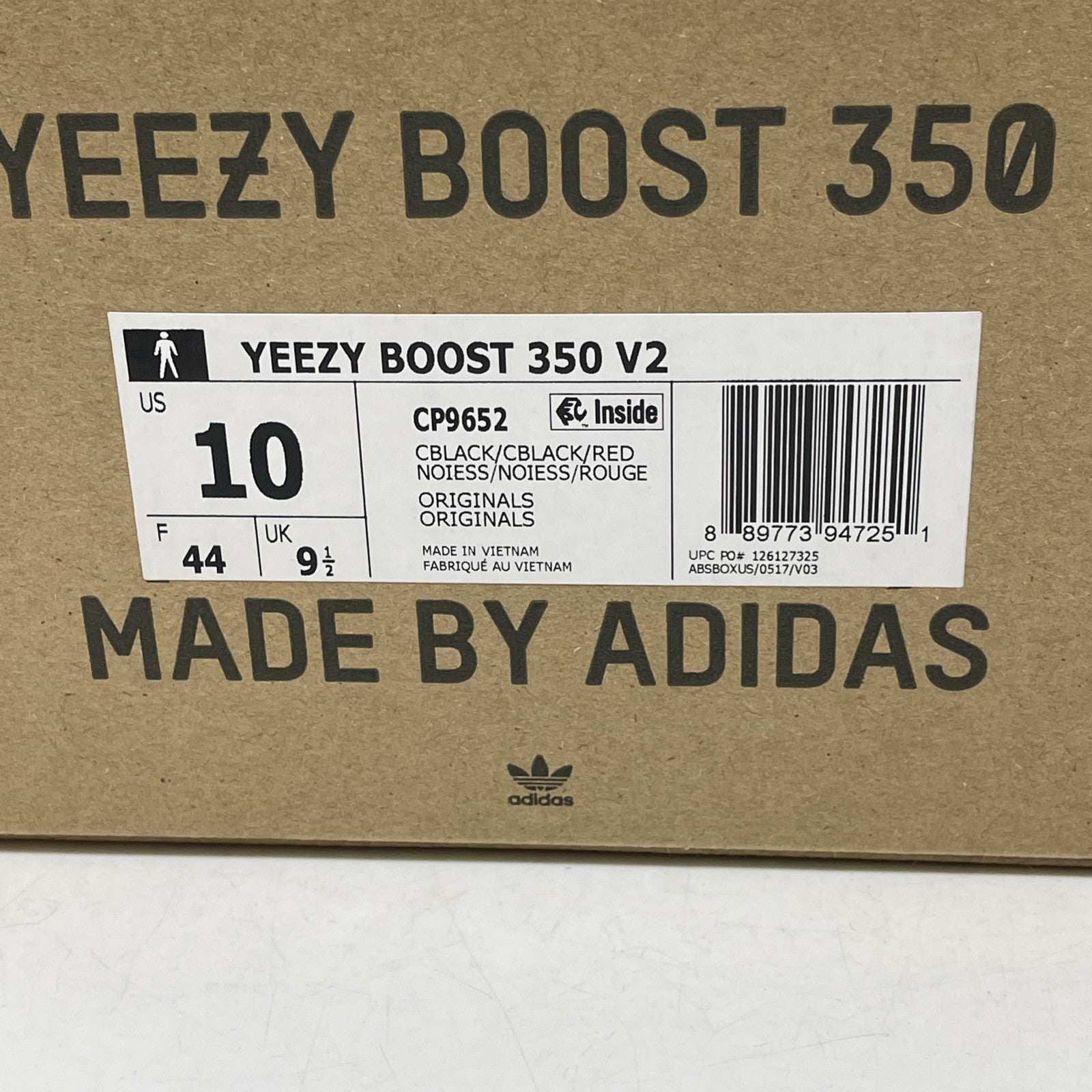 Size 10 - adidas Yeezy Boost 350 V2 Low Bred (CP9652
