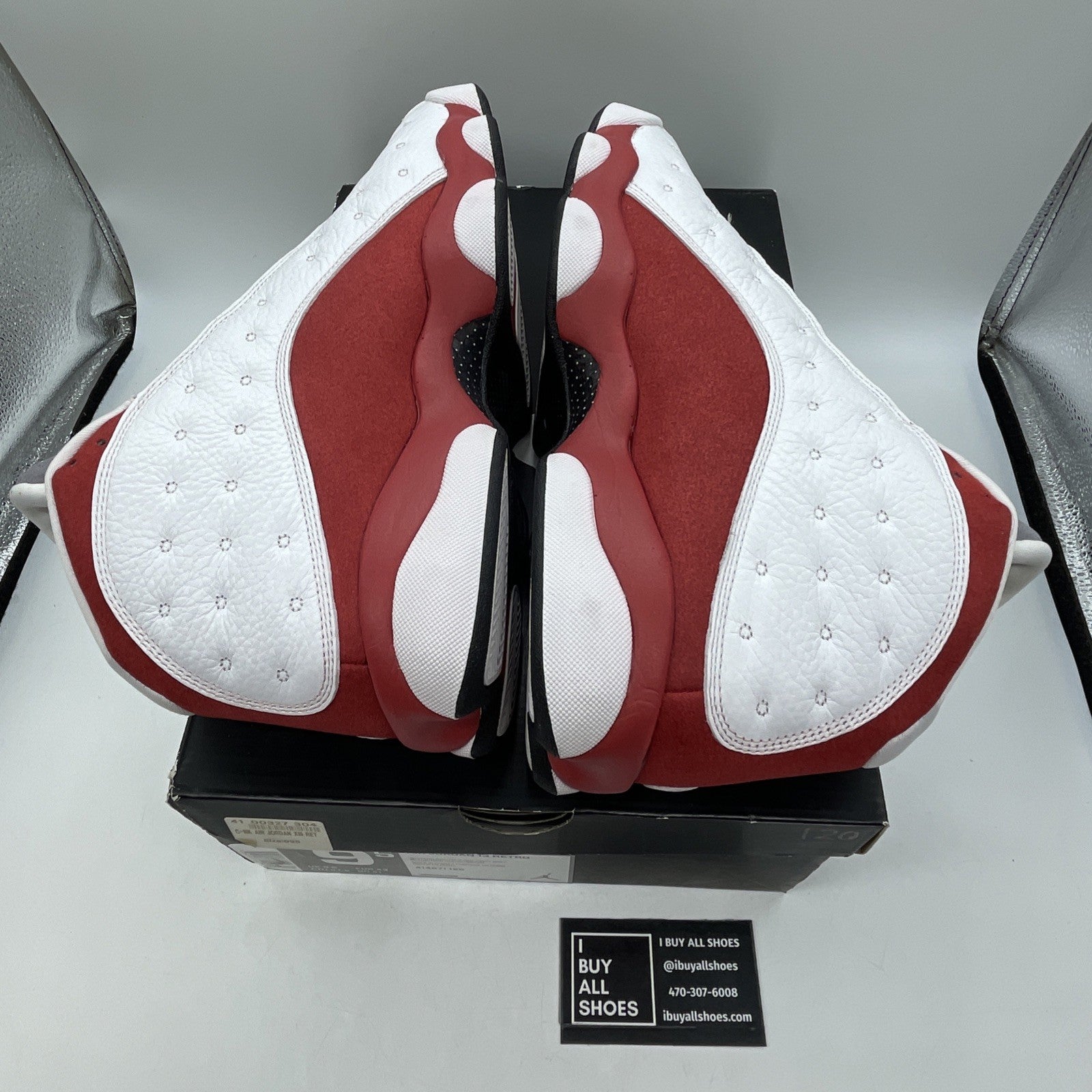 Size 9.5 - Air Jordan 13 Retro 2014 Grey Toe (414571-126)