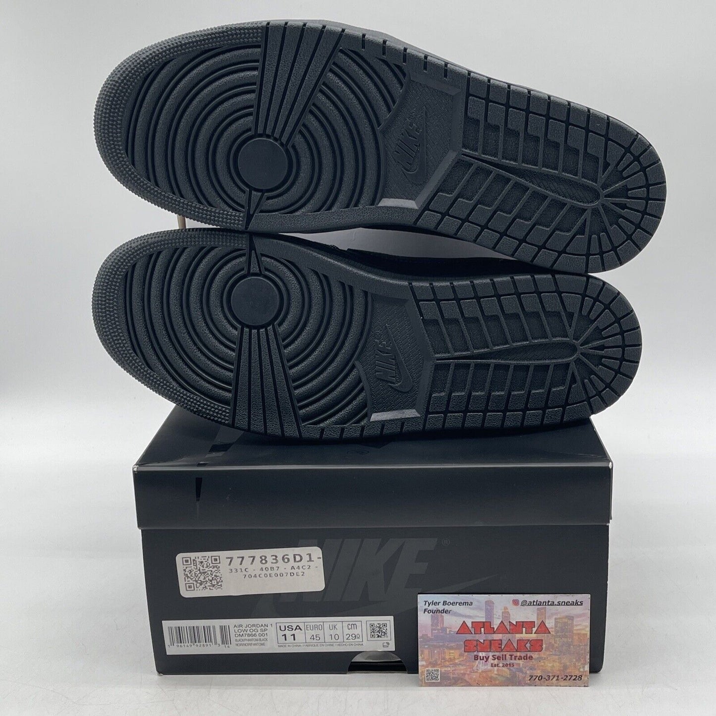 Size 11 - Jordan 1 Retro Low OG SP x Travis Scott Black Phantom (DM7866-001)