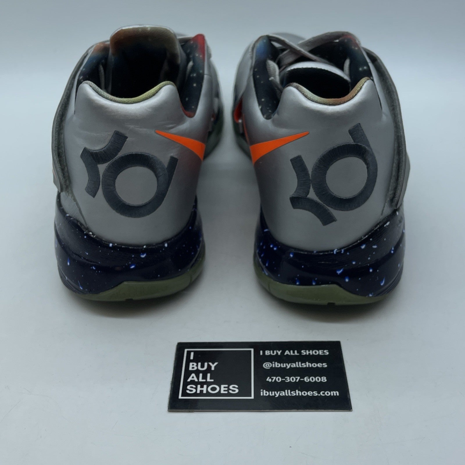 Size 13 - Nike Zoom KD 4 2012 All Star - Galaxy Grey Orange Suede (520814-001)
