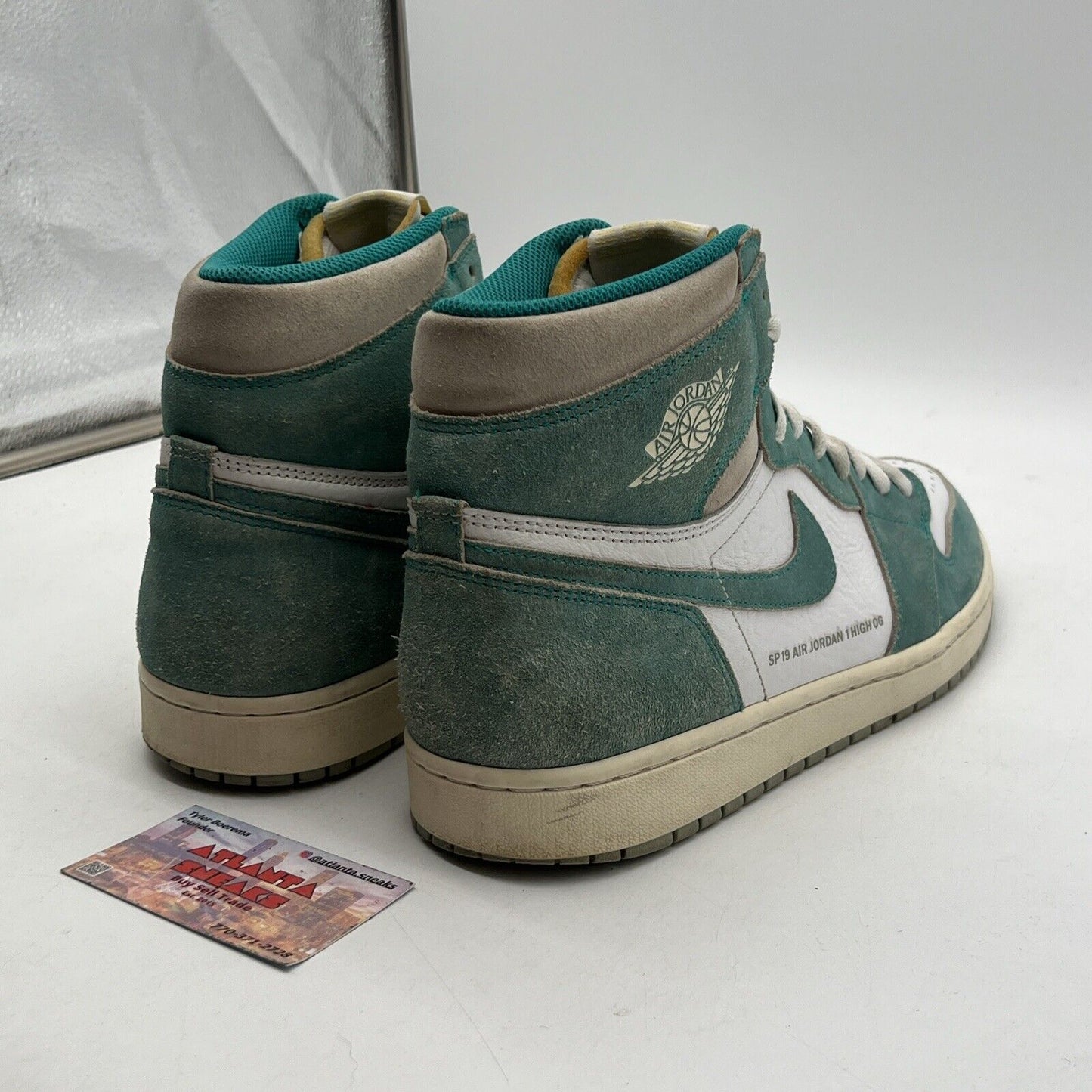 Size 13 - Jordan 1 Retro OG High Turbo Green White Leather (555088-311)