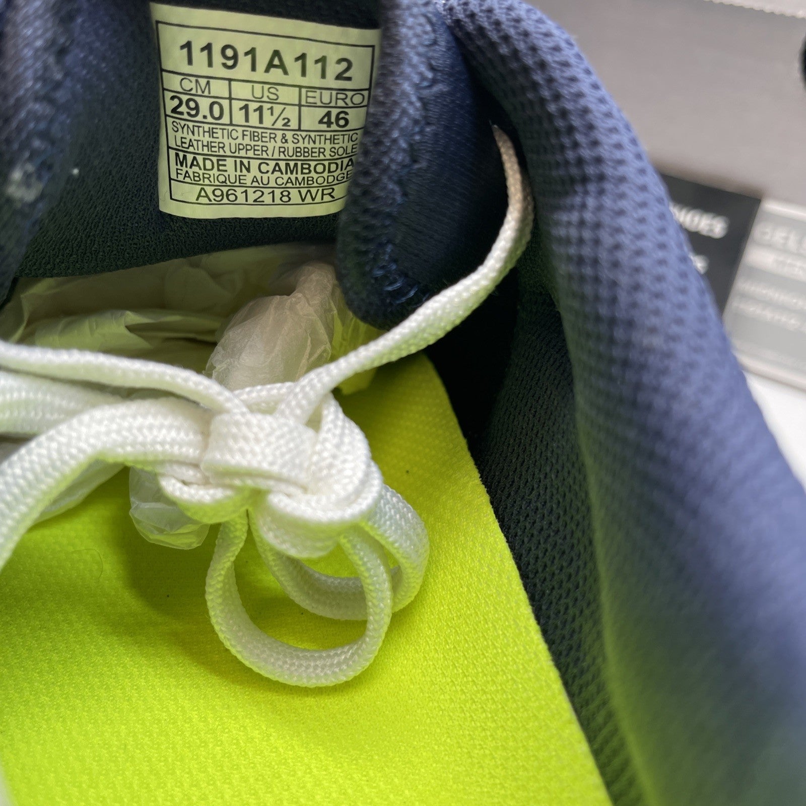 Size 11.5 - Asics Gel Saga Sou Midnight Blue White (1191A112)