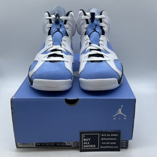 Size 10.5 - Air Jordan 6 Retro Mid UNC Home (CT8529-410).