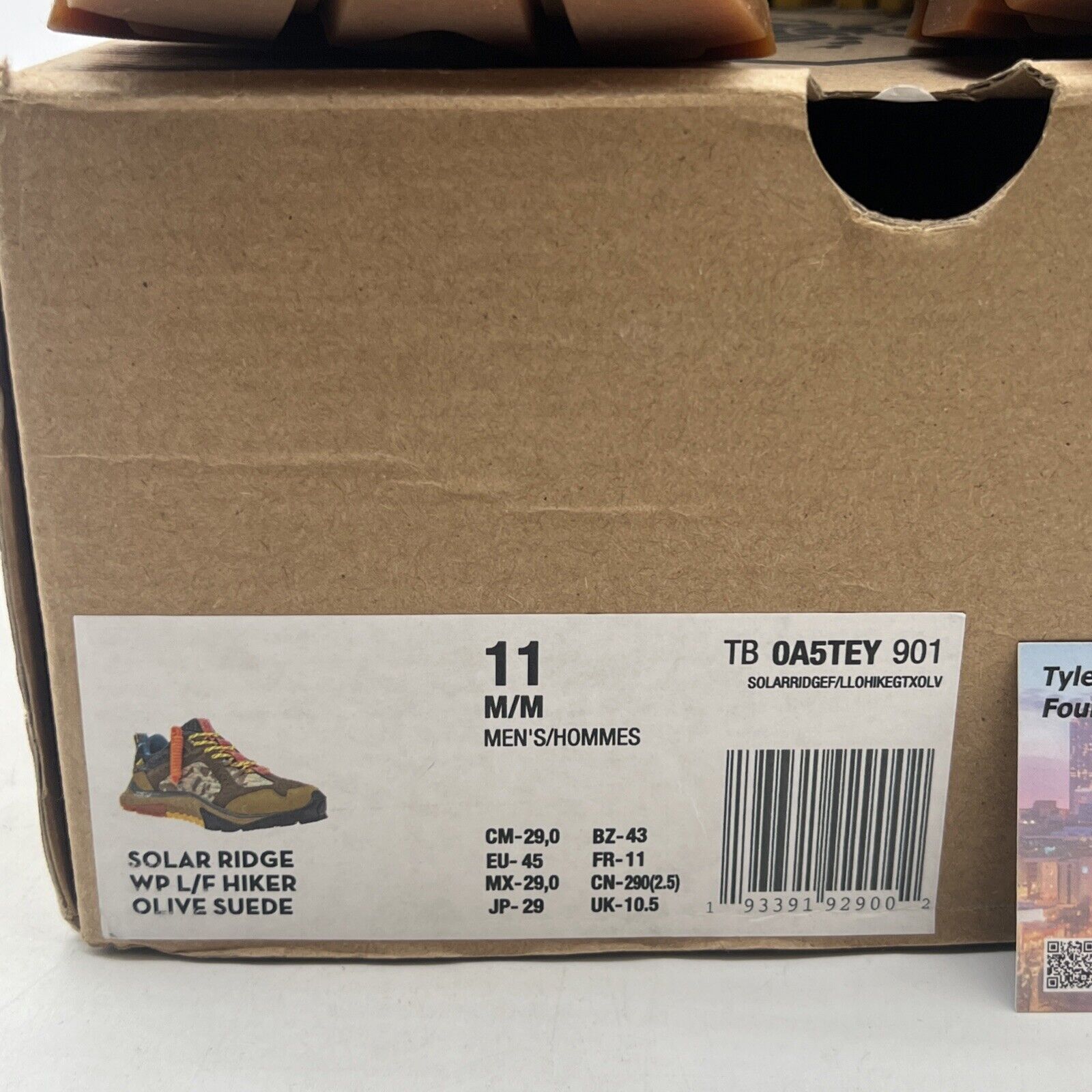 Size 11 - Timberland x BeeLine X Goretex Solar Ridge GTX Olive Green