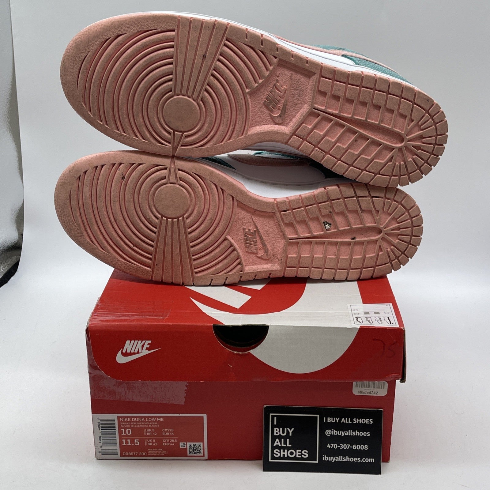 Size 10 - Nike Dunk Low Washed Teal Snakeskin Suede Leather (DR8577-300)