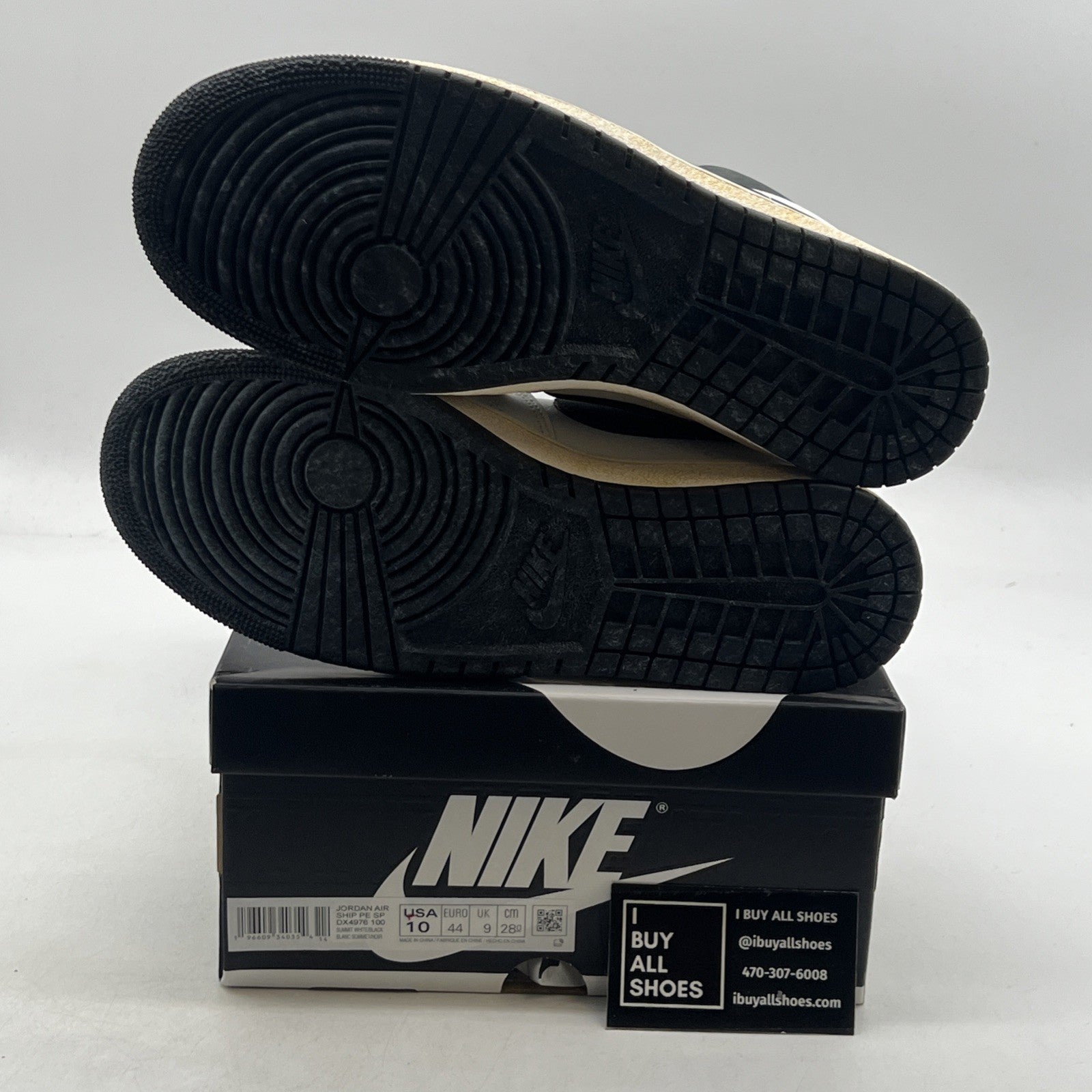 Size 10 - Air Jordan A Ma Maniére x Jordan Air Ship PE SP White Black