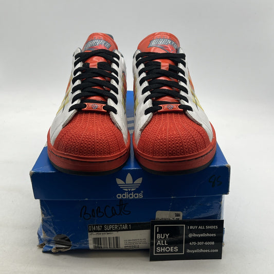 Size 13 - Charlotte Bobcats Shell Toe Adidas Superstar 1 NBA (014167)