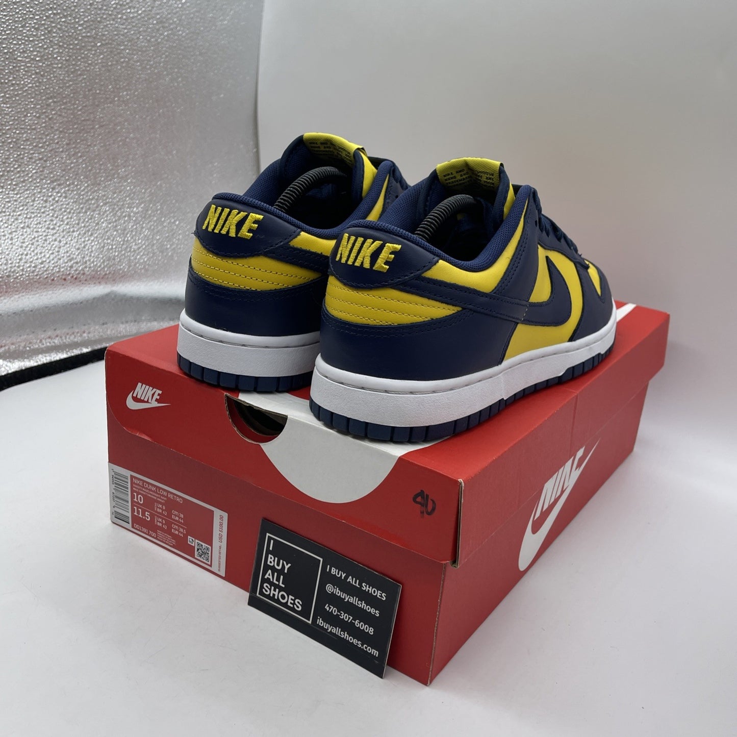 Size 10 - Nike Dunk Low Michigan 2021 (DD1391-700)