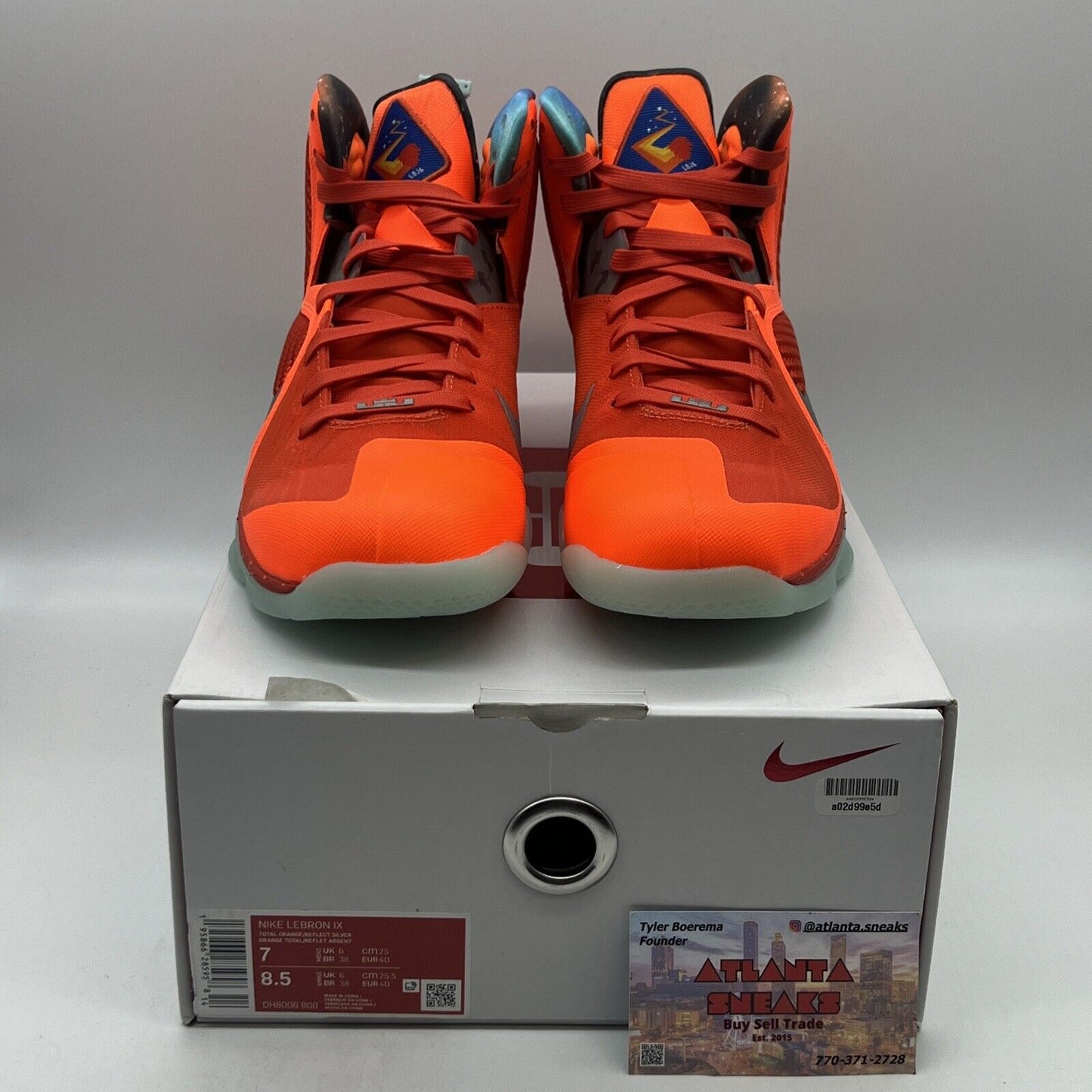 Size 7 - Nike LeBron 9 2022 Big Bang Brand New Og All