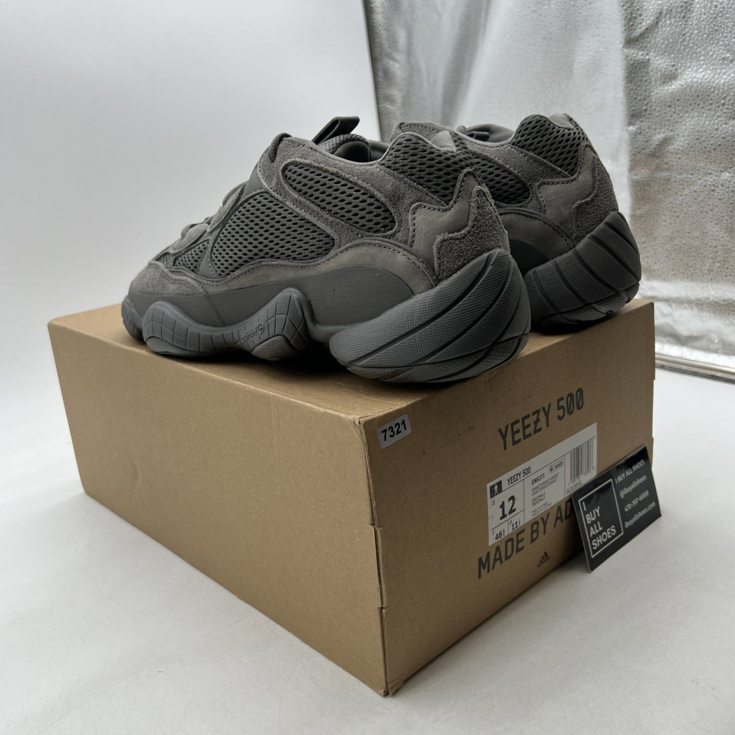 Size 12 - adidas Yeezy 500 Granite 2022 (GW6373)