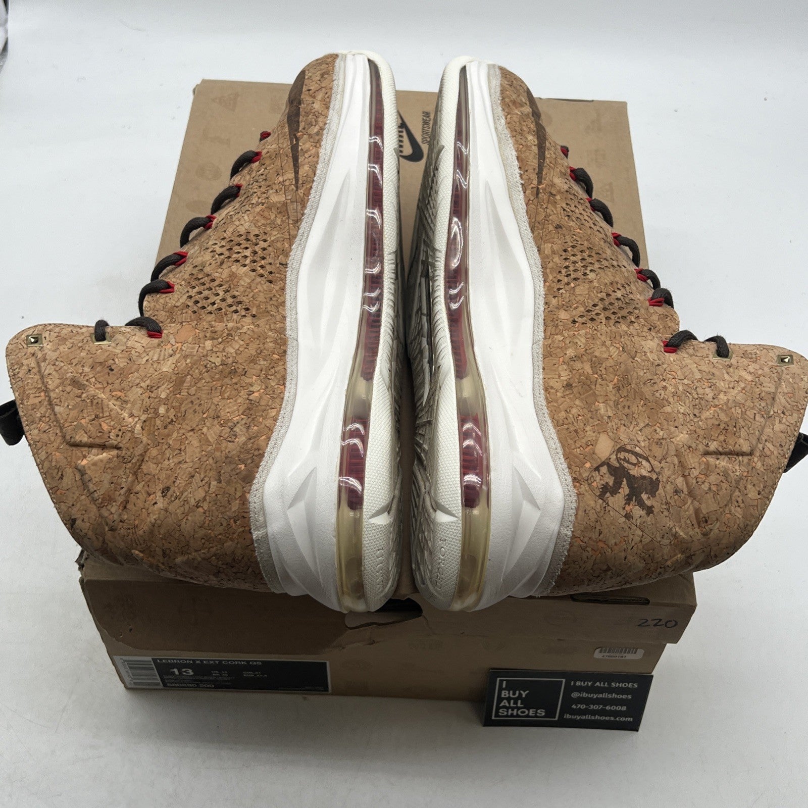 Size 13 - Nike LeBron 10 EXT QS Cork (580890-200)