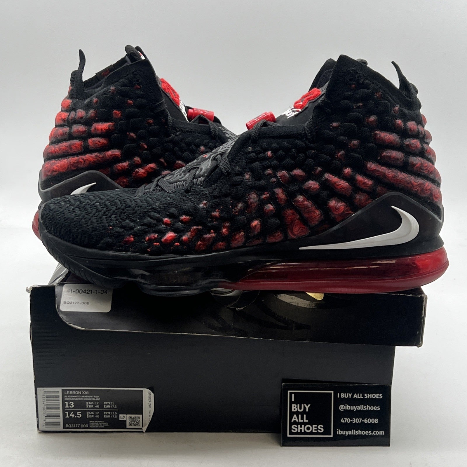 Size 13 - Nike LeBron 17 Infrared VI (BQ3177-006)