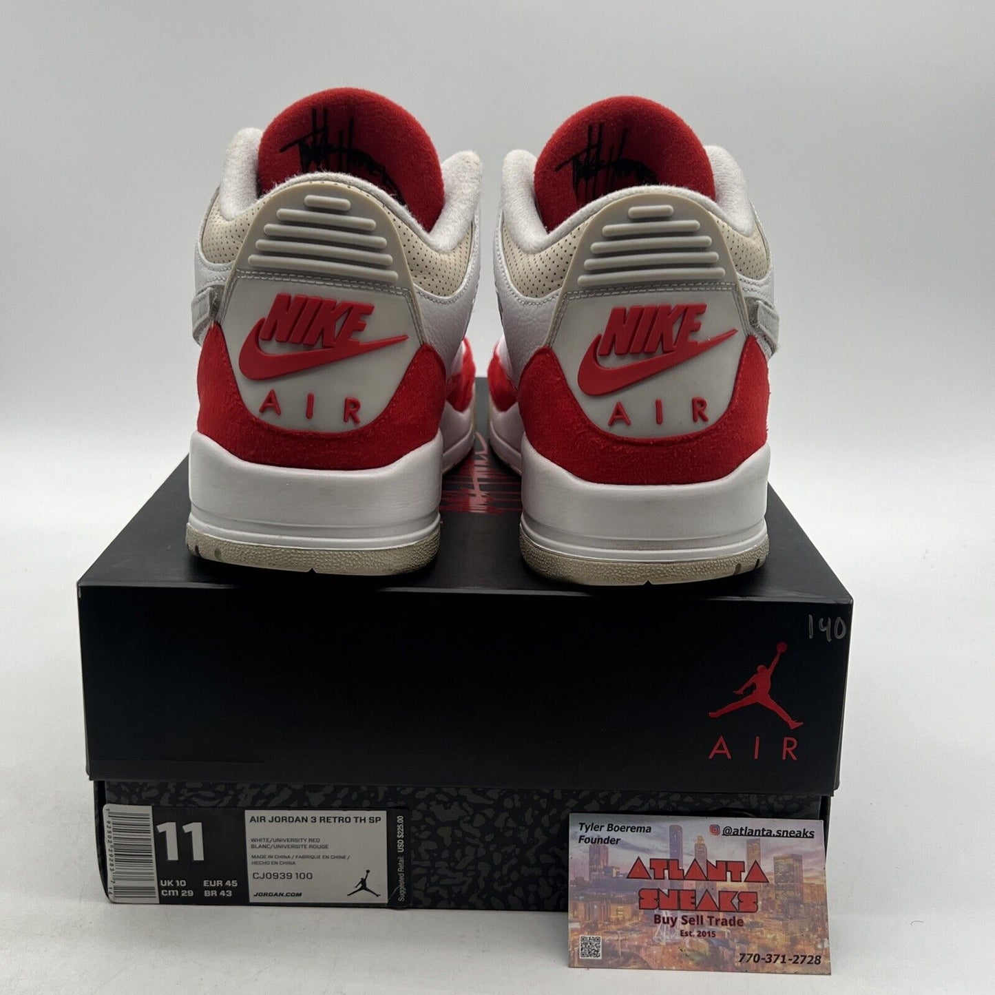 Size 11 - Jordan 3 Retro Tinker Air Max 1 2019 (CJ0939-100)