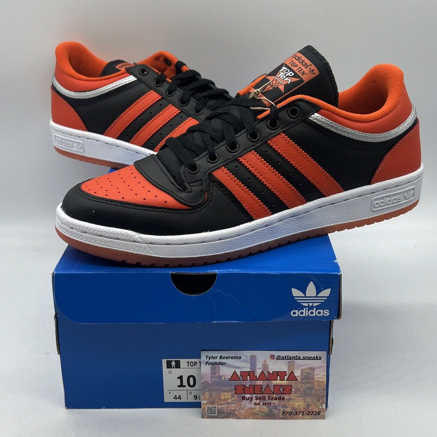 Size 10 - adidas Top Ten Low Shattered Backboard Brand New Og All