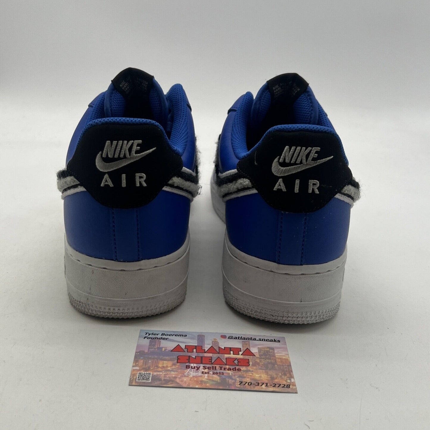 Size 12 - Nike Air Force 1 Low Chenille Swoosh (823511-409)