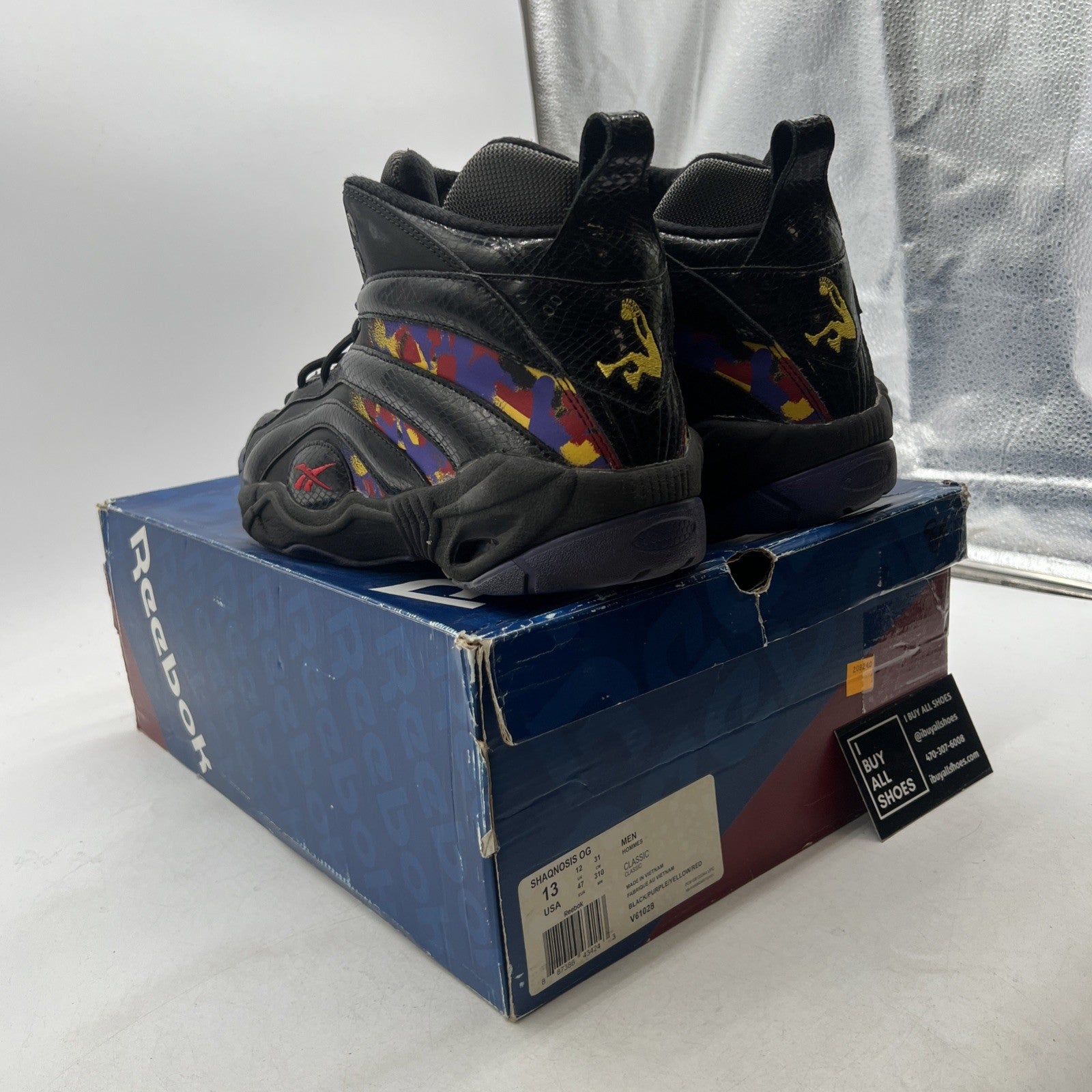 Size 13 - Reebok Shaqnosis OG Escape From LA (V61028)