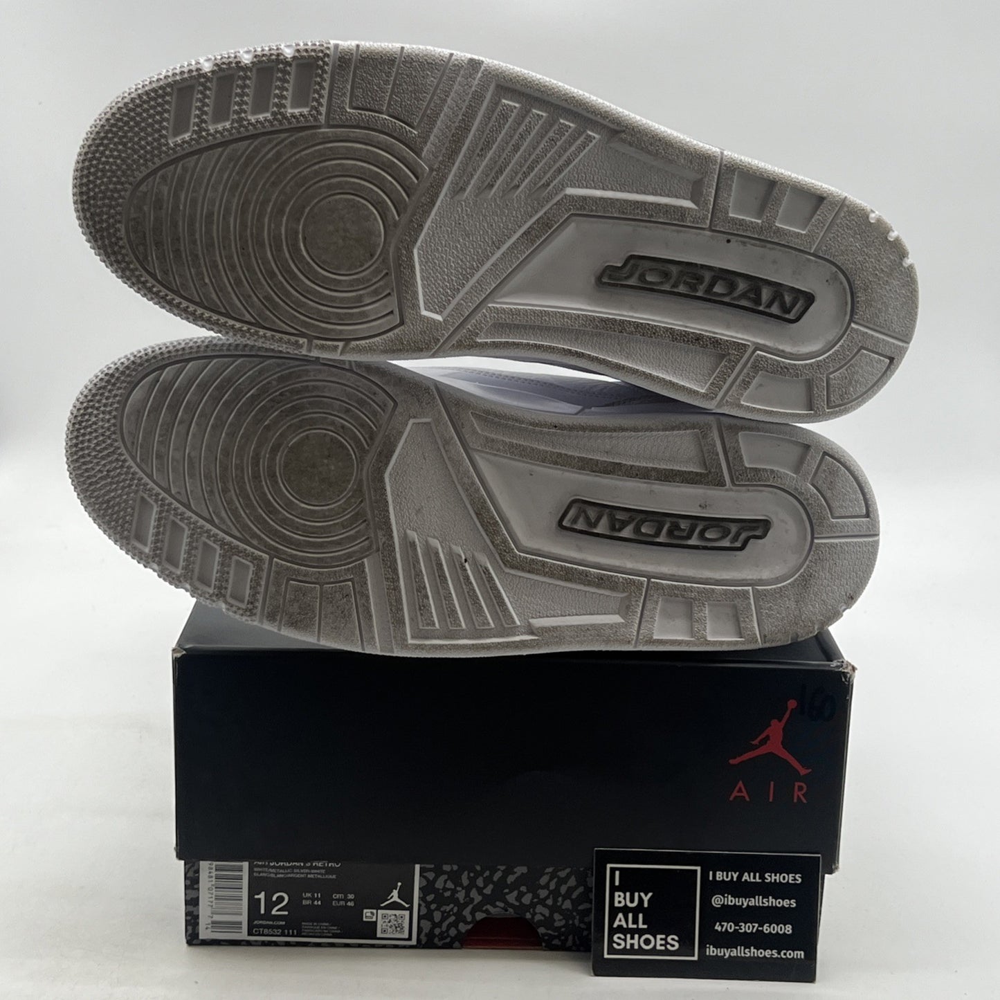 Size 12 - Air Jordan 3 Retro 2025 Pure Money (CT8532-111)