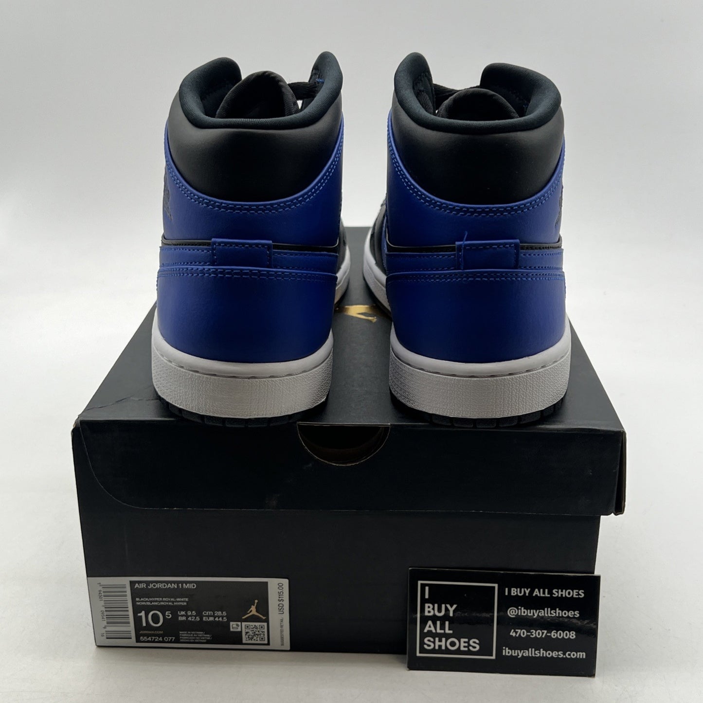 Size 10.5 - Air Jordan 1 Mid Orlando Magic (554724-007)