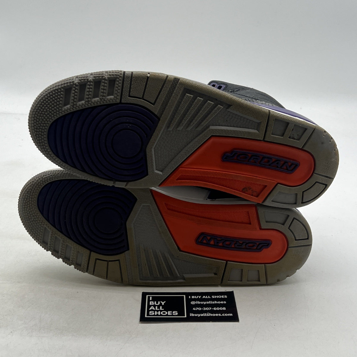 Size 8.5 - Air Jordan 3 Retro Court Purple (CT8532-050)