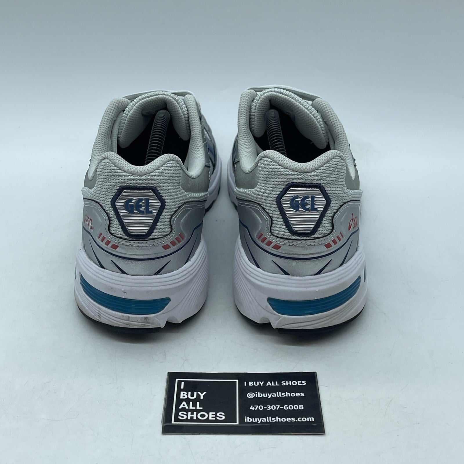 Size 9.5 - ASICS Gel 1090 Pure Silver Teal (1201A484)
