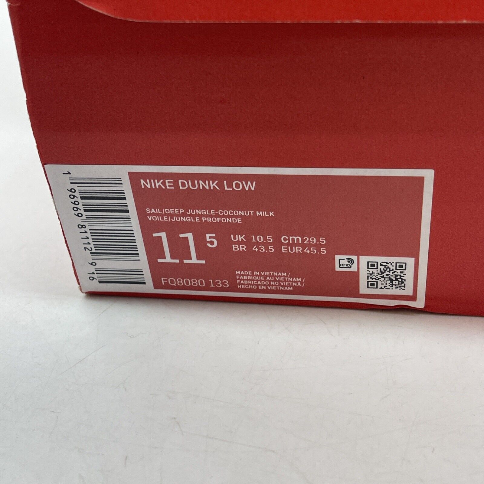 Size 11.5 - Nike Dunk Low Athletic Department - Deep Jungle Suede (FQ8080-133)