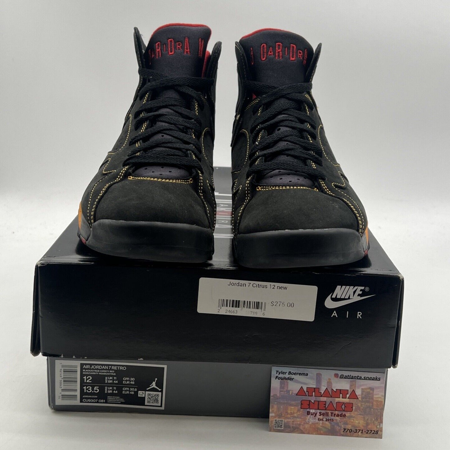 Size 12 - Air Jordan 7 Retro Citrus (CU9307-081)