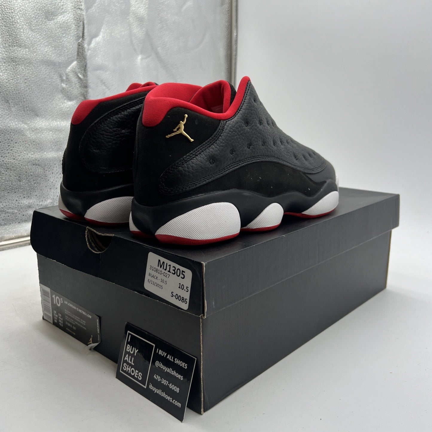 Size 10.5 - Air Jordan 13 Retro Low Bred (310810-027)