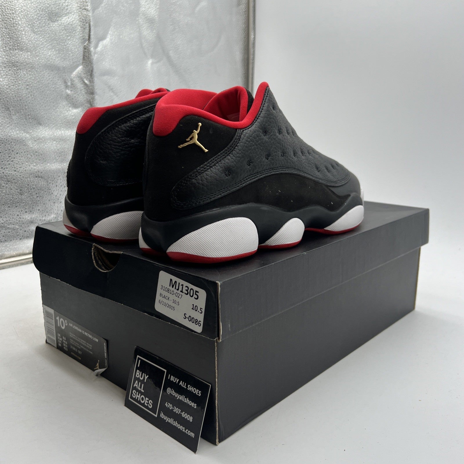 Size 10.5 - Air Jordan 13 Retro Low Bred (310810-027)
