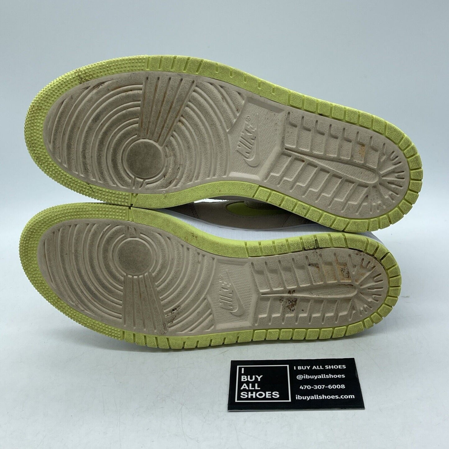 Size 9.5W - Air Jordan 1 Zoom Comfort High Lemon Twist Brown Suede (CT0979-200)