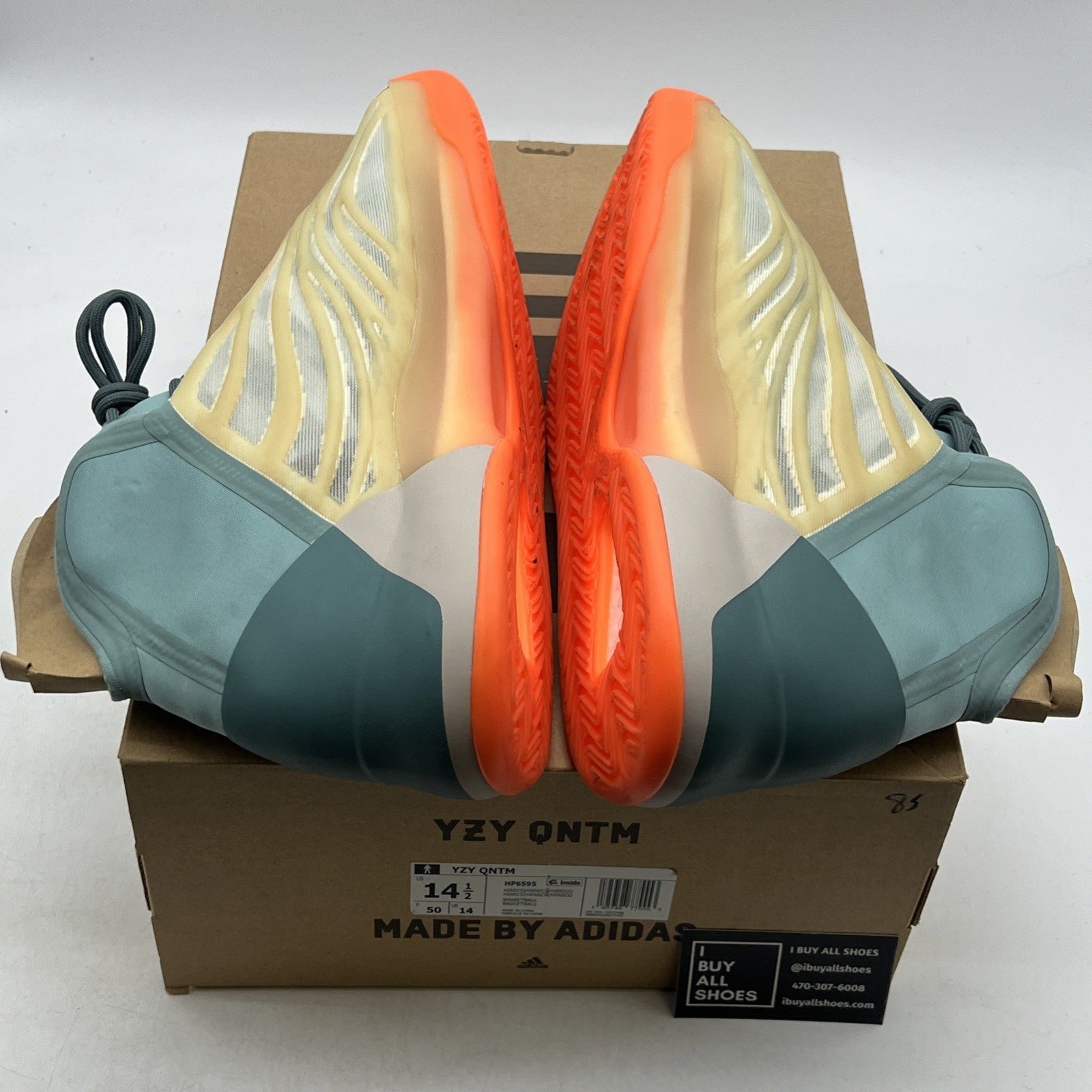 Size 14.5 - adidas Yeezy Quantum Hi-Res Coral (HP6595)