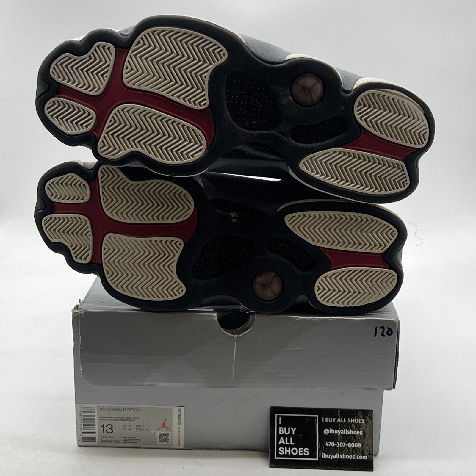 Size 13 - Air Jordan 13 Red/White - (DJ5982-600)