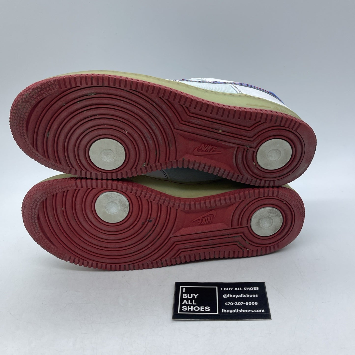 Size 11W - Nike Air Force 1 Premium '07 Glacier Blue (315186-141