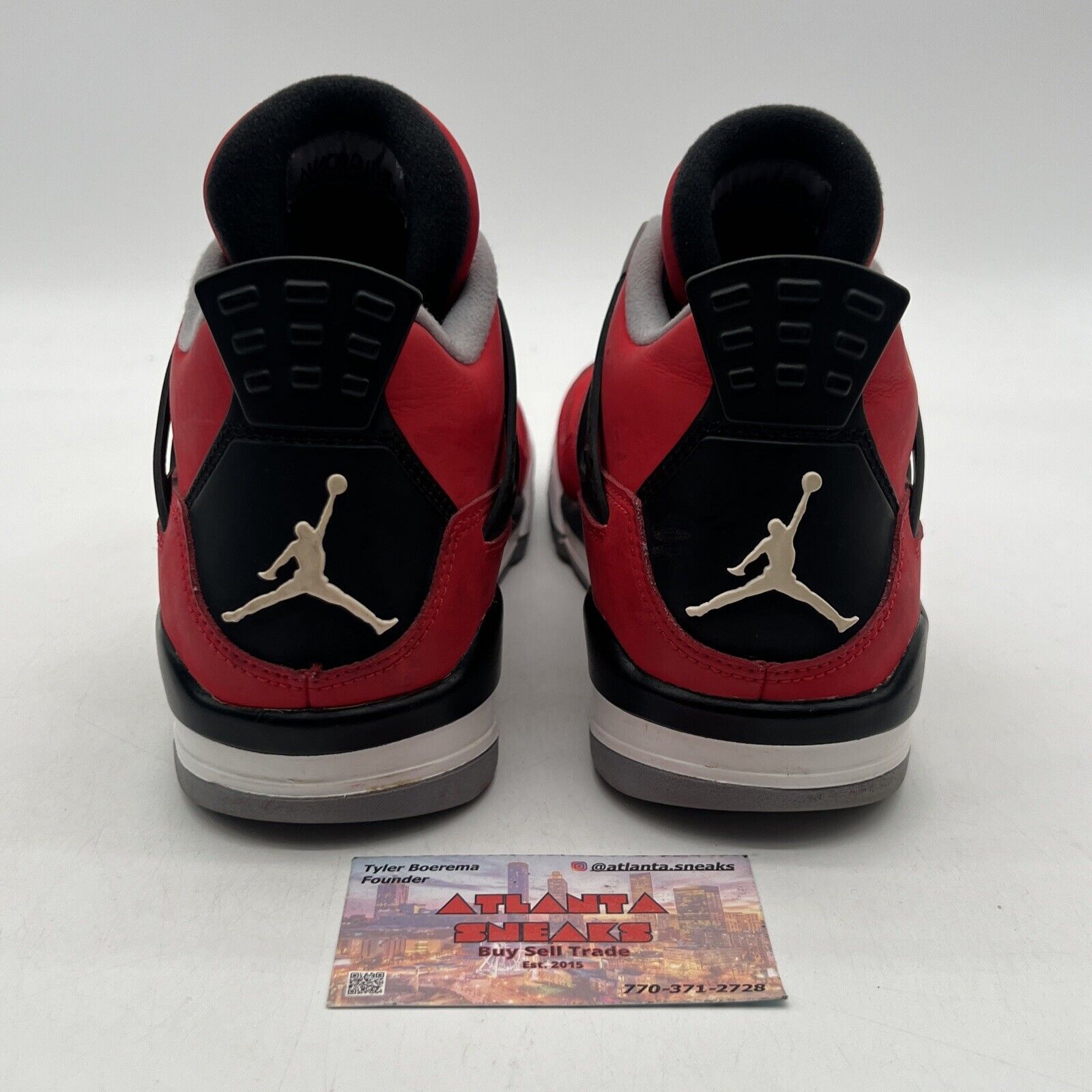 Size 8 - Jordan 4 Retro Toro Bravo 2013 Grey Black White Suede (308497-603)