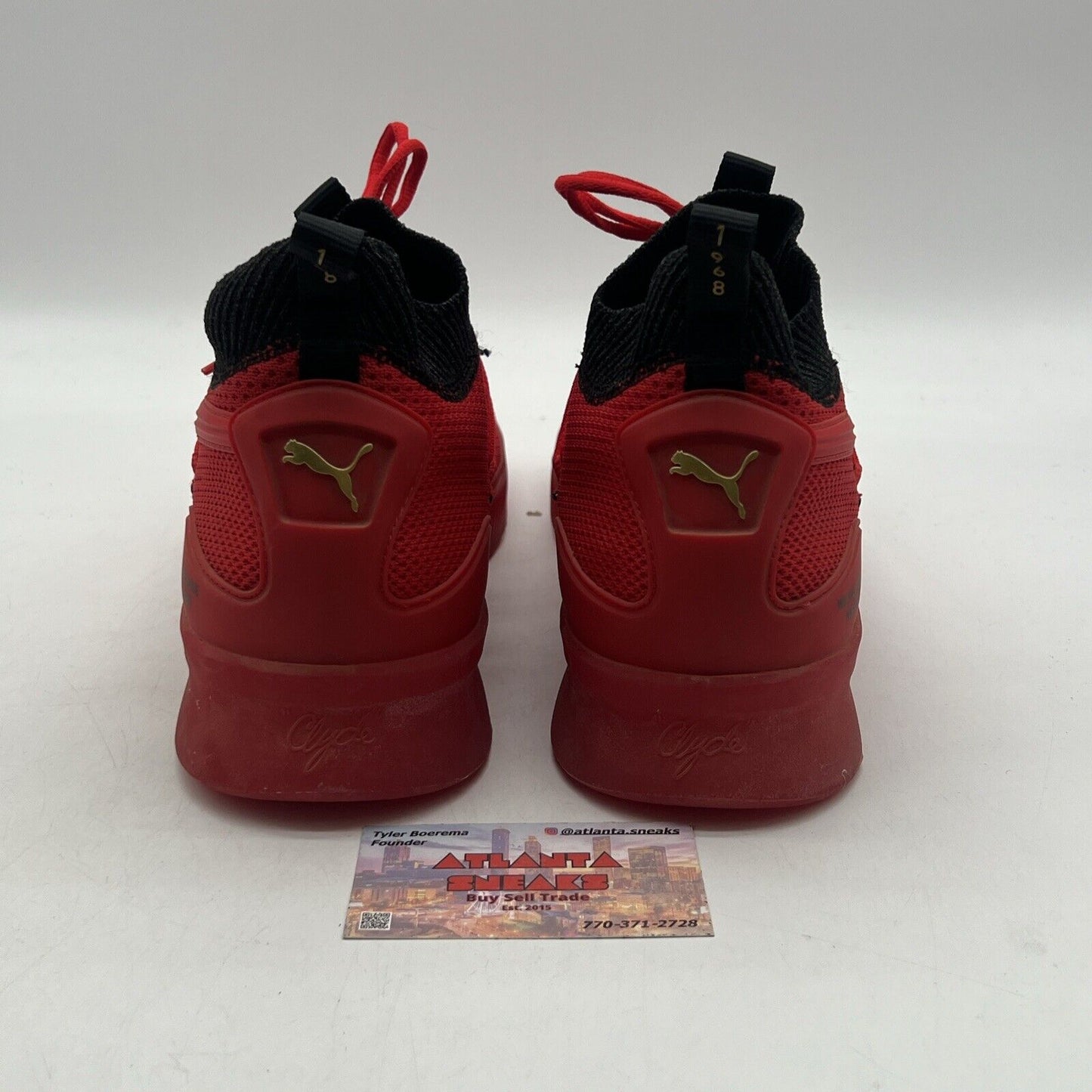 Size 11 - PUMA Clyde Court #REFORM Red Black (193461-01)