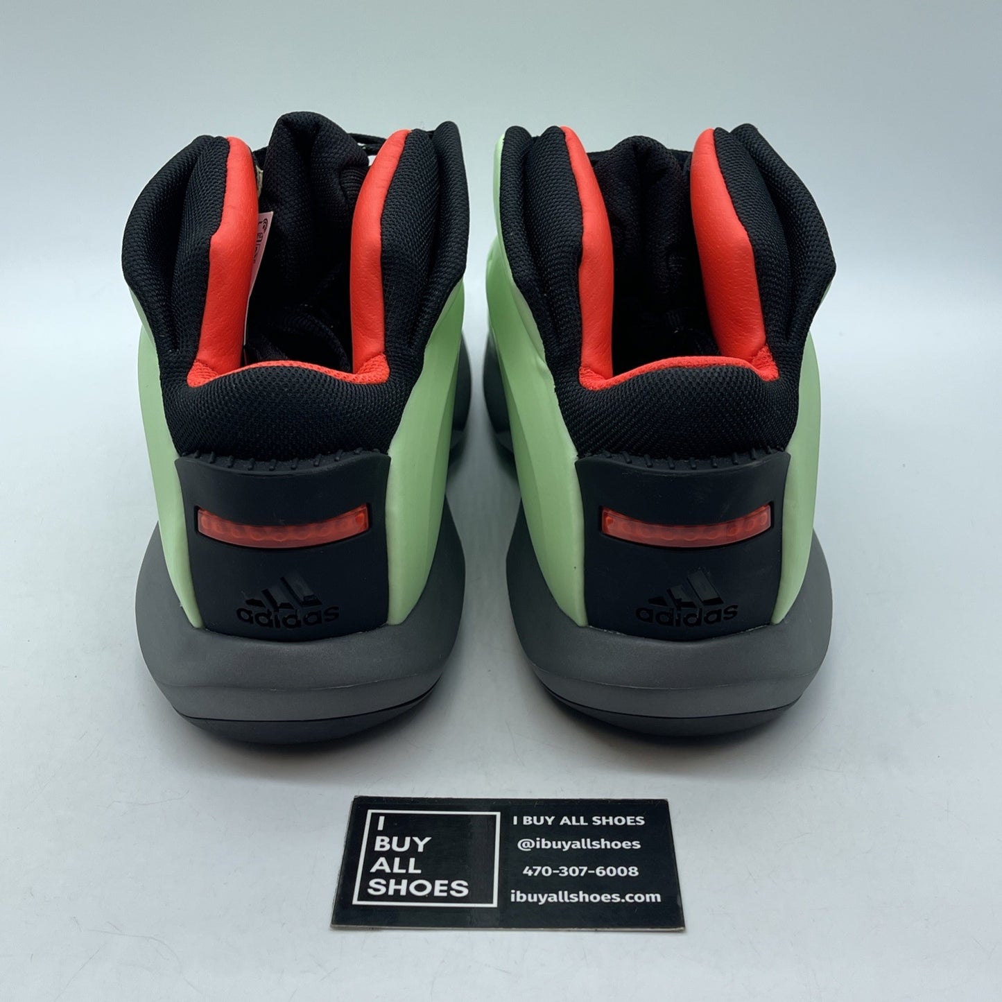 Size 13 - adidas Crazy 1 Mint Green Grey Black Suede Leather (IG1603)