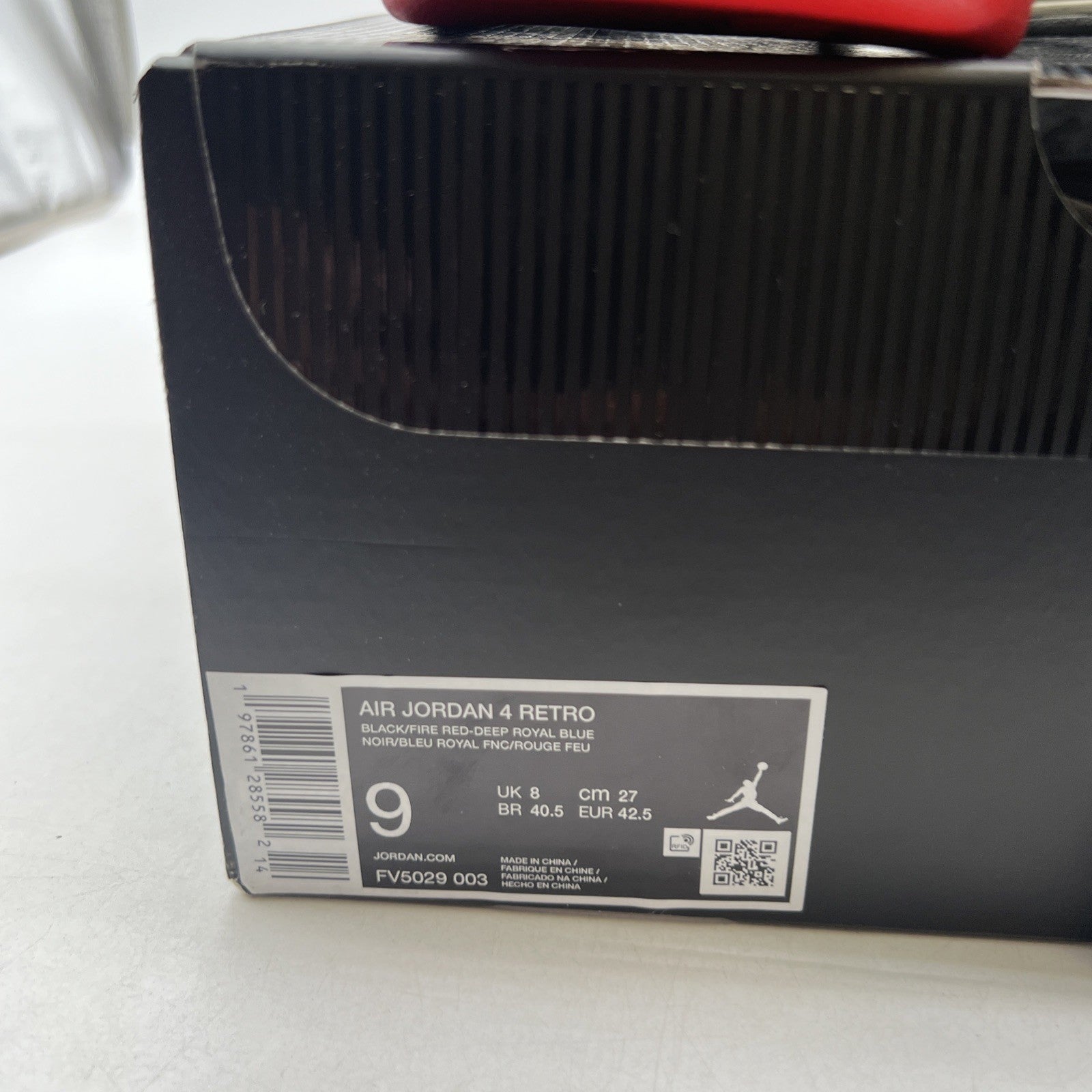 Size 9 - Air Jordan 4 Retro Rare Air - White Lettering (FV5029-003)