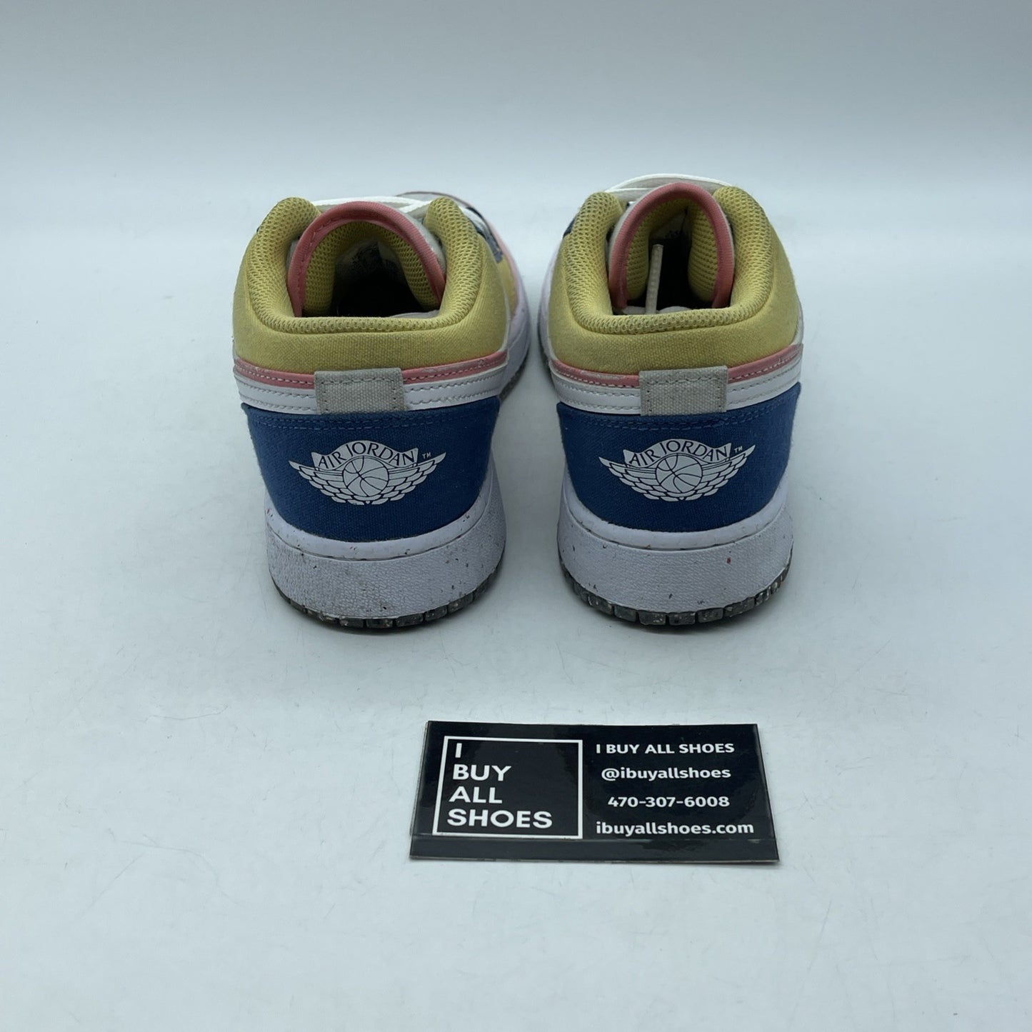 Size 5.5Y - Air Jordan 1 Low SE (GS) Multicolor Suede Leather  (DV1323-100)