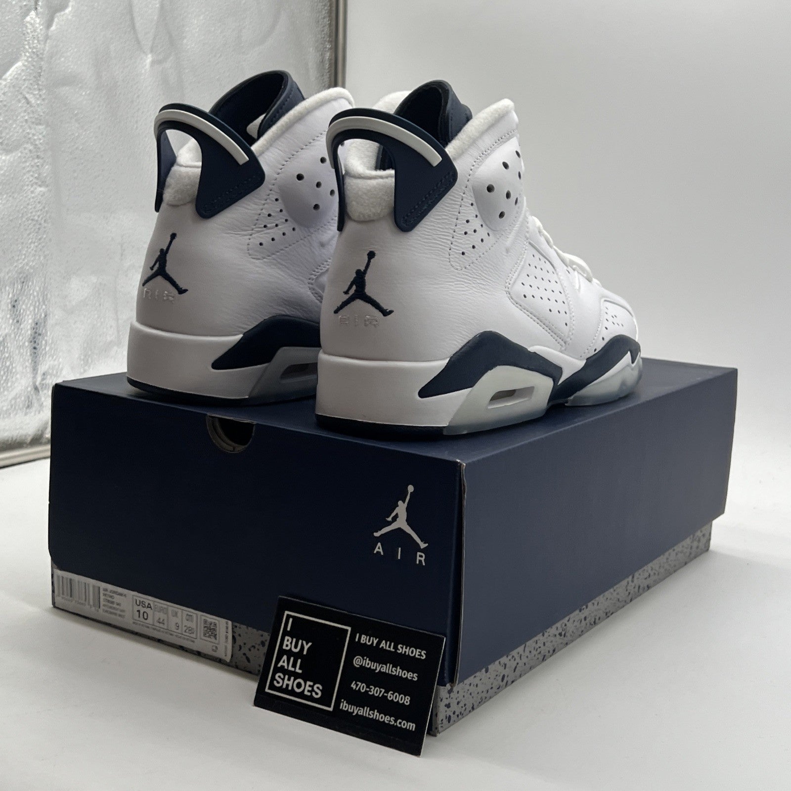 Size 10 - Air Jordan 6 Retro Midnight Navy (CT8529-141)