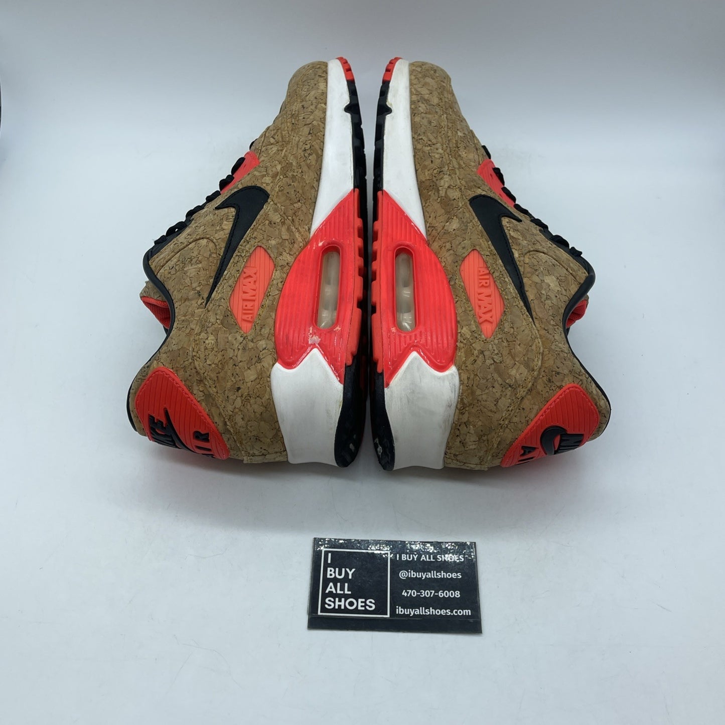 Size 11.5 - Nike Air Max 90 Cork Brown Black Leather (725235-706)