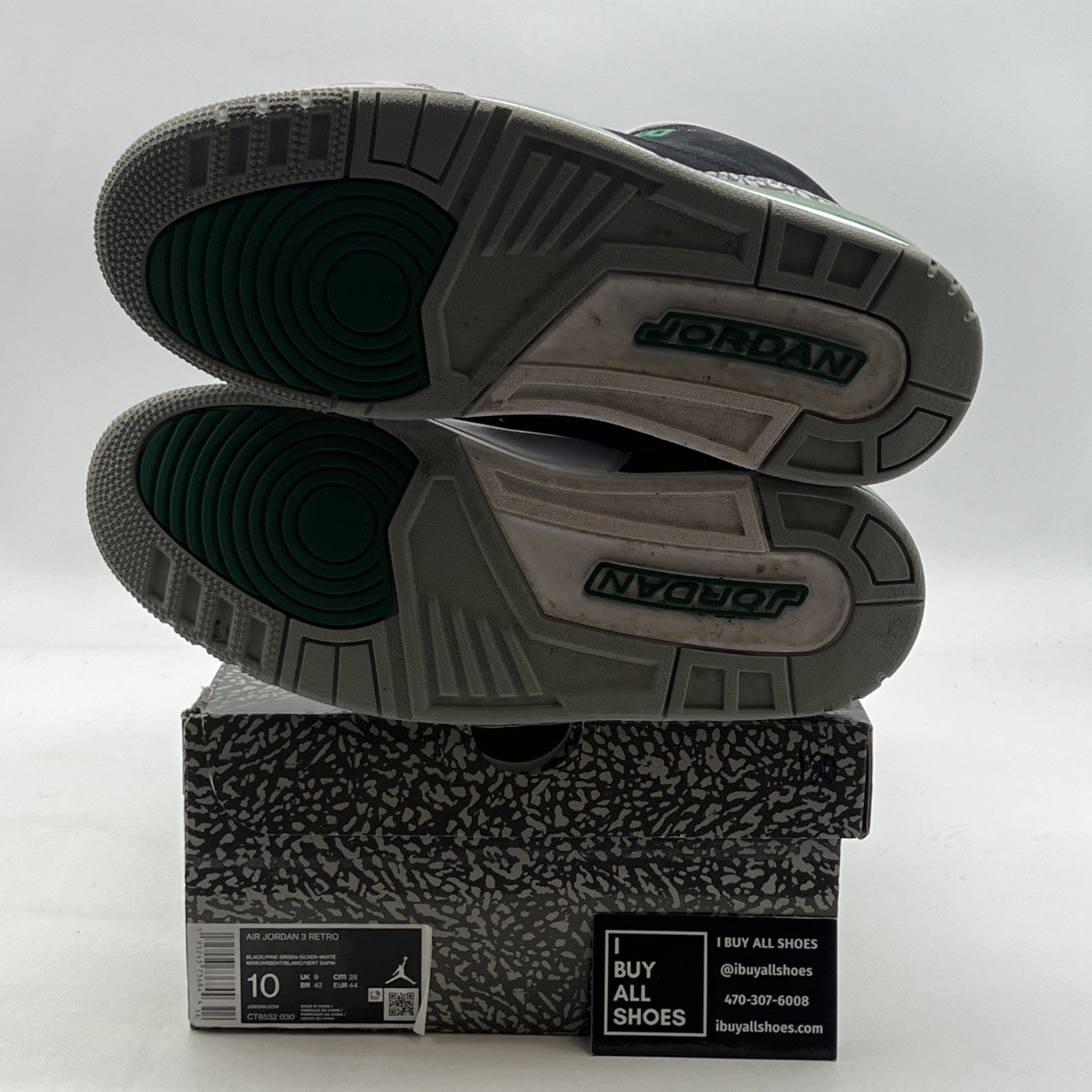 Size 10 - Air Jordan 3 Retro Mid Pine Green (CT8532-030)
