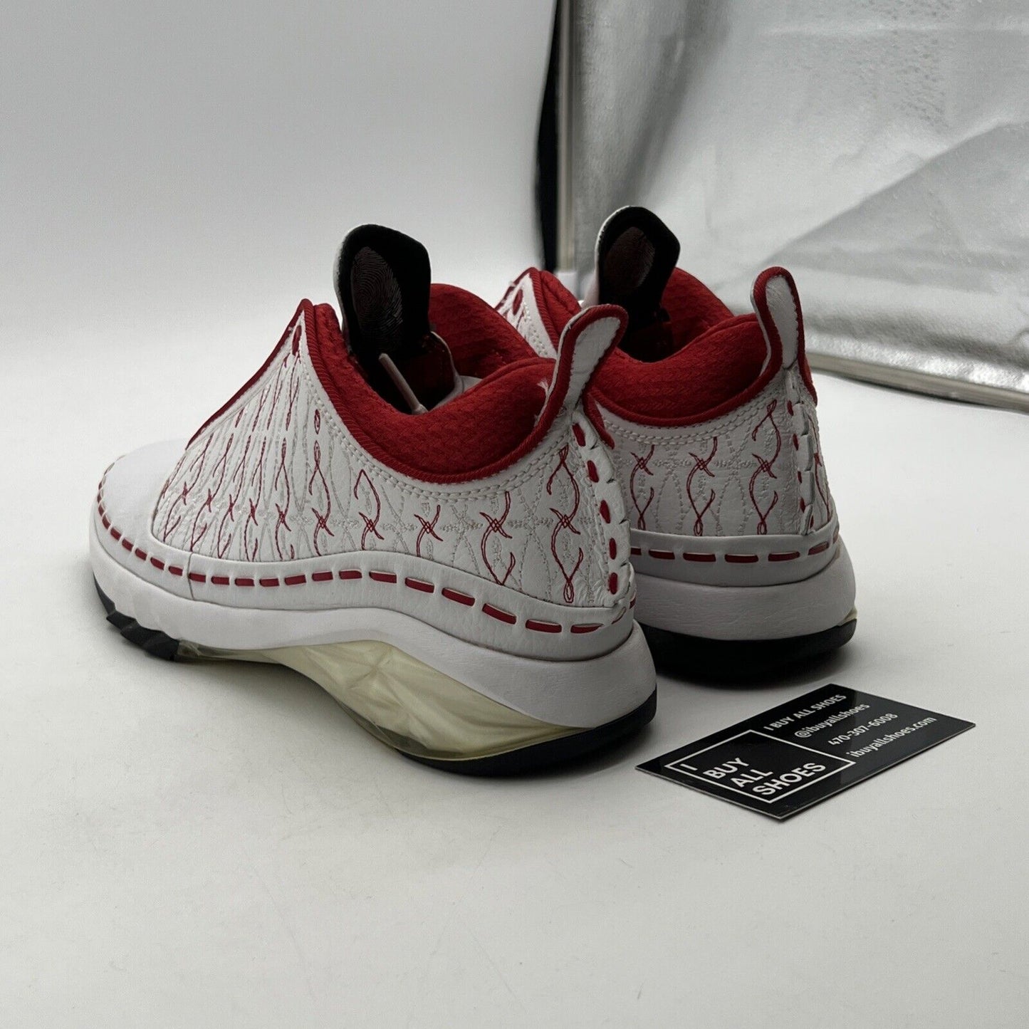 Size 7Y - Nike Air Jordan 23 Low White Red (323406-161)