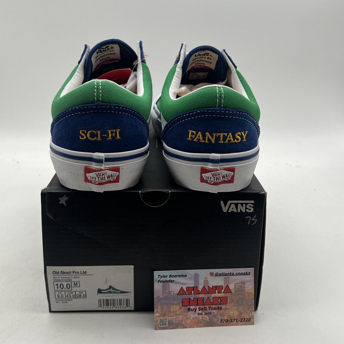 Size 10 -  Vans X Sci-FI Fantasy Old Skool Pro