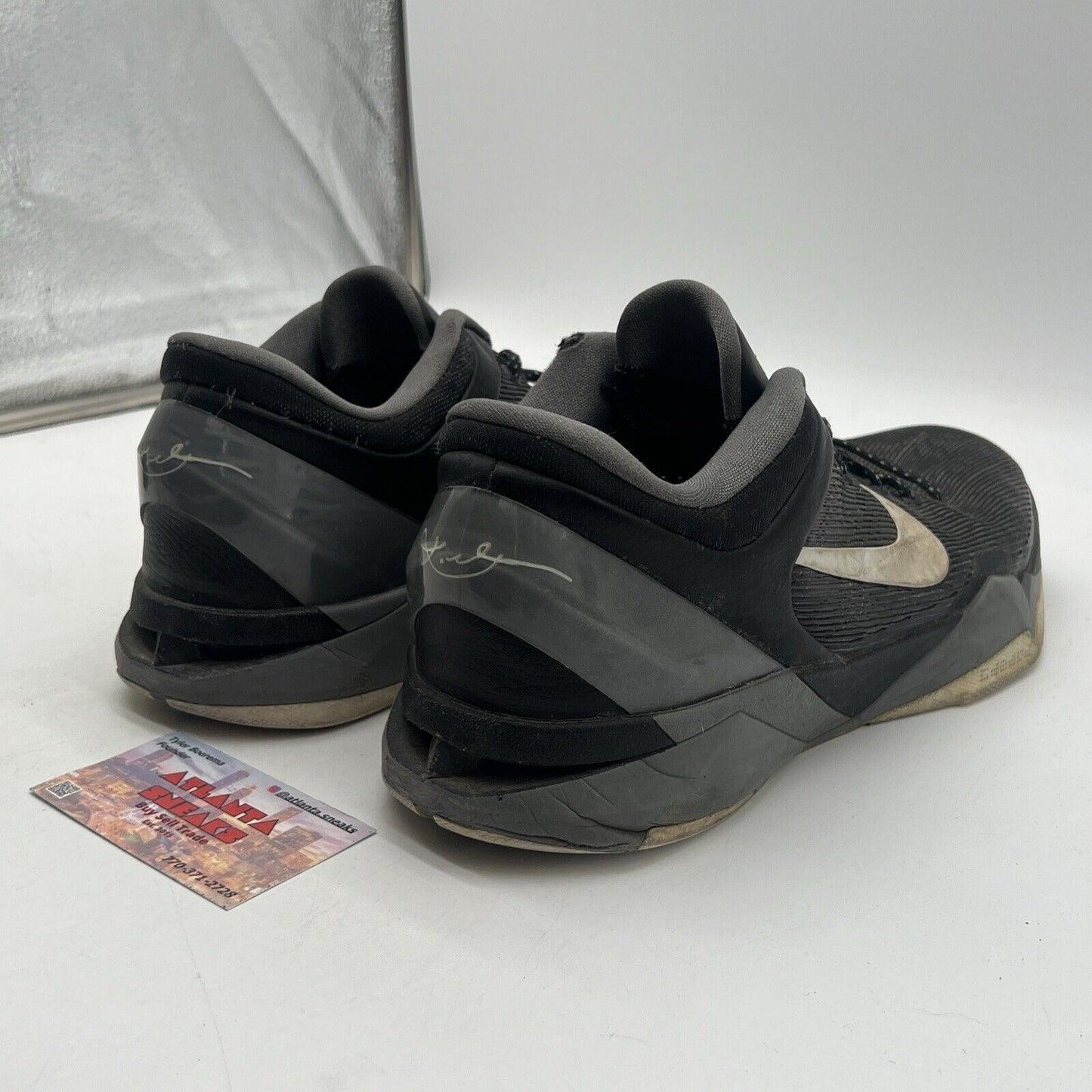 Size 13 - Nike Zoom Kobe 7 System Black Wolf Grey (488371-001)