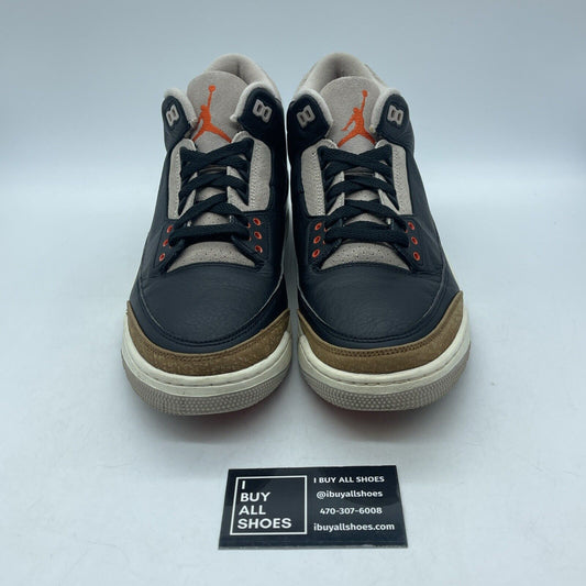 Size 11 - Jordan 3 Retro Mid Desert Elephant Black Brown Suede (CT8532-008)