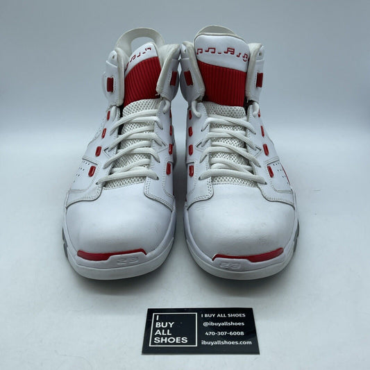 Size 13 - Air Jordan 6-17-23 White Grey Fire Red Suede Leather (DC7330-106)