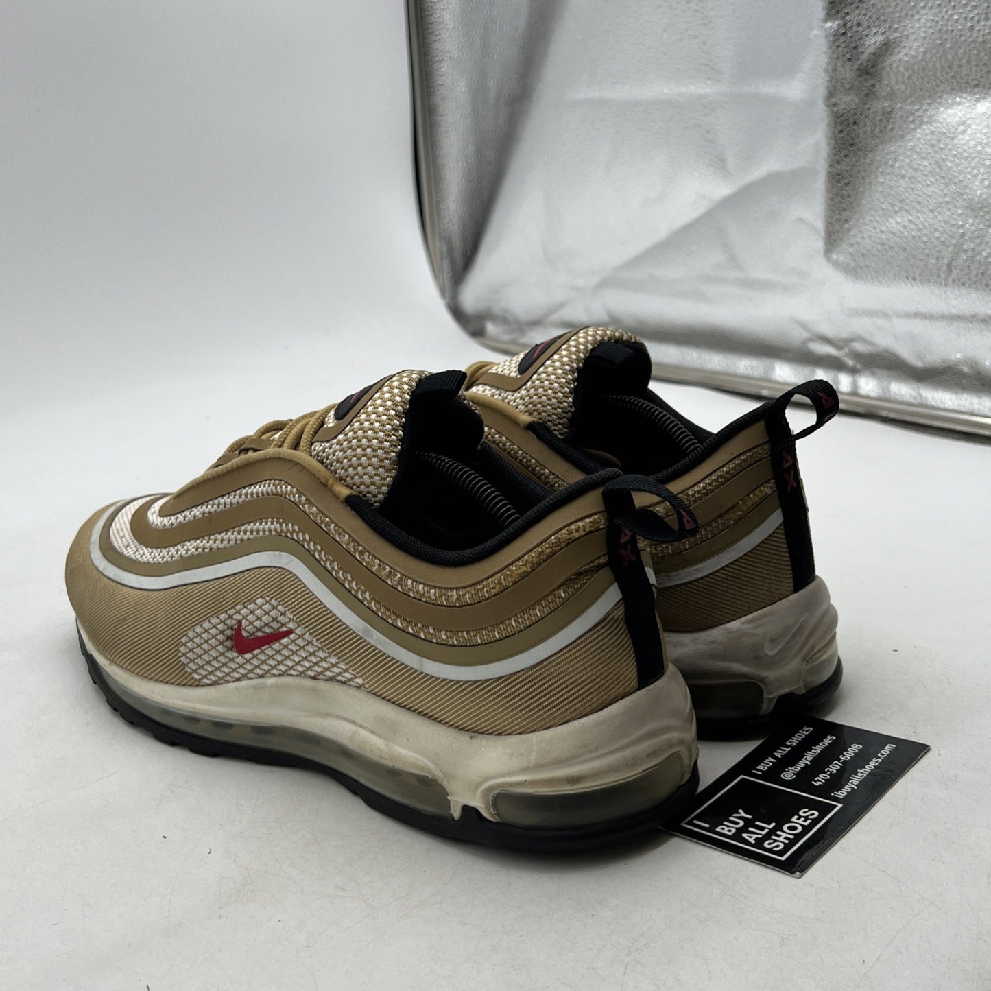 Size 11.5 - Nike Air Max 97 Ultra 17 Metallic Gold (918356-700)